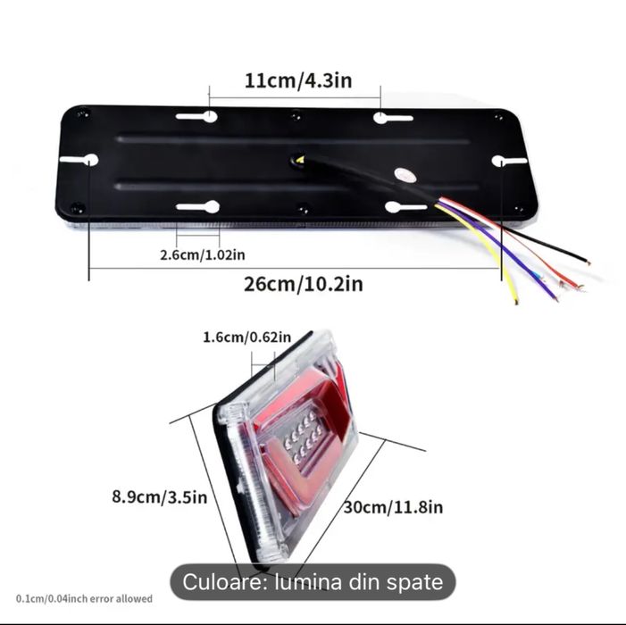 Stopuri auto / remorci / semiremorci/led 12V / 24V / set 2 bucati