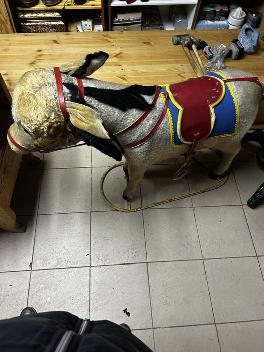 Cal balansoar vintage anii 60 – 70, piesa de colectie autentica