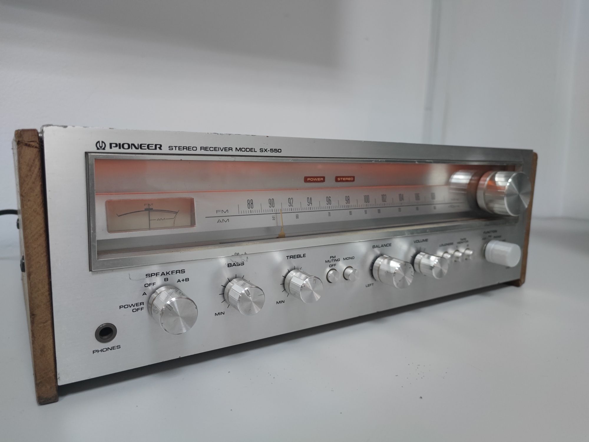 Amplituner Pioneer SX 550 stereo vintage de colectie