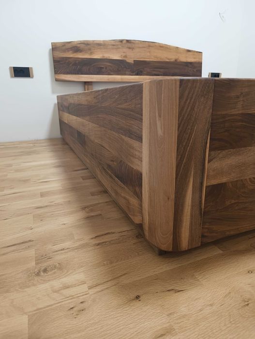 Масивно легло спалня от Орех 160/180