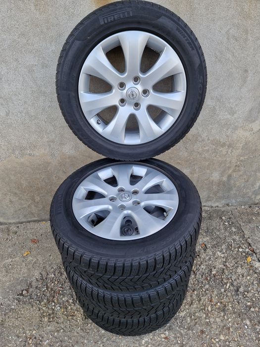 Jante 5x115 Opel Astra J Insignia anvelope iarna 225 55 17