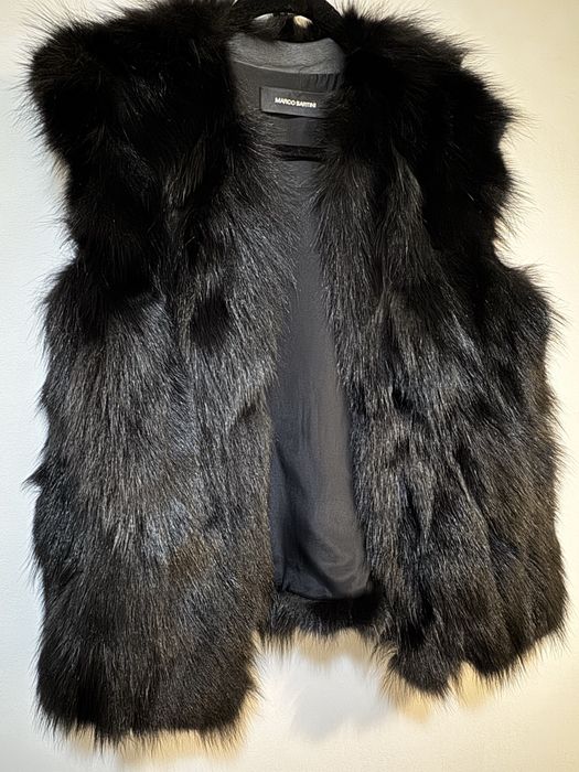 MARCO SARTINI vesta blana vulpe de la 600€ la 200€