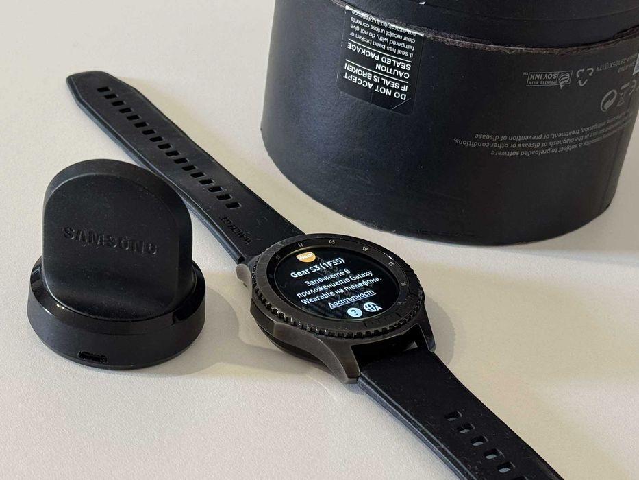 Бартер! Samsung Galaxy Gear S3 Frontier Dark Gray (Черен)