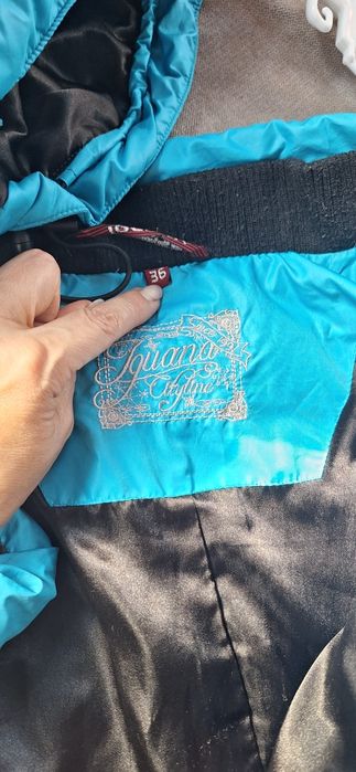 Синьо яке, 36 номер по етикет