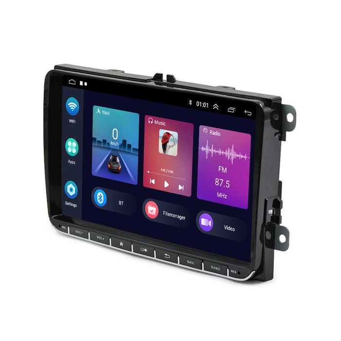 Navigatie Dedicata, 9Inch, 4GB RAM, VW/Skoda/Seat/Passat/Golf, Carplay