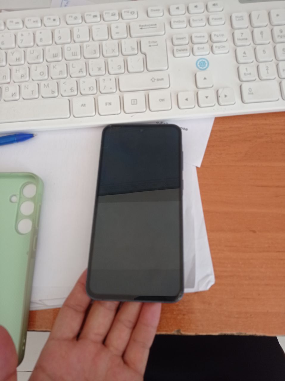 Samsung A55 5g темный синий