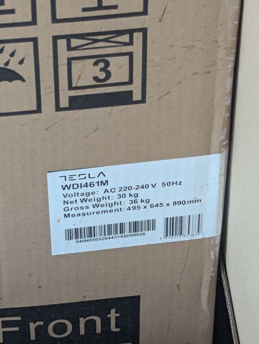 Mașina de spălat vase slim 45cm lățime Tesla WDI461M