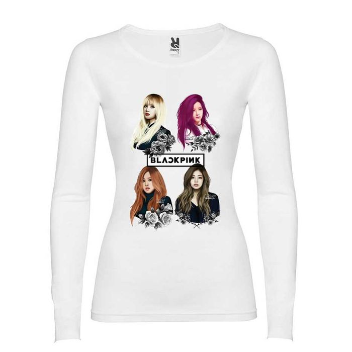 Блузи и тениски BLACK PINK K POP BTS - 5 цвята! Или с ТВОЯ идея!