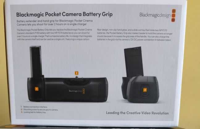 Battery grip Blackmagic Design Pocket Cinema Camera 4к