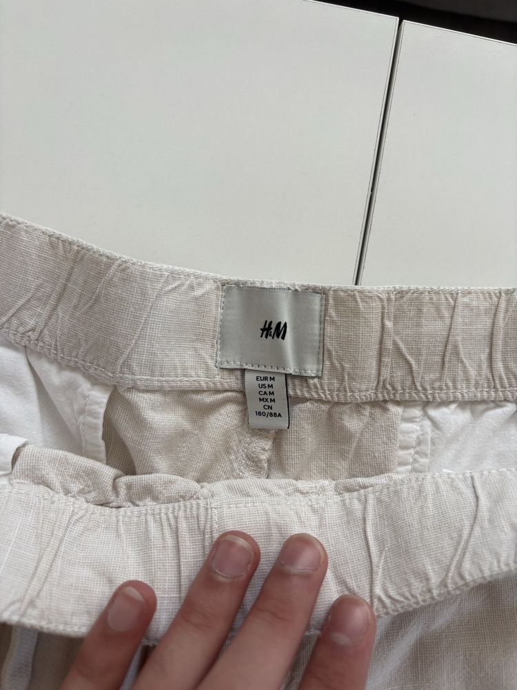 Ленени къси пантлони H&M