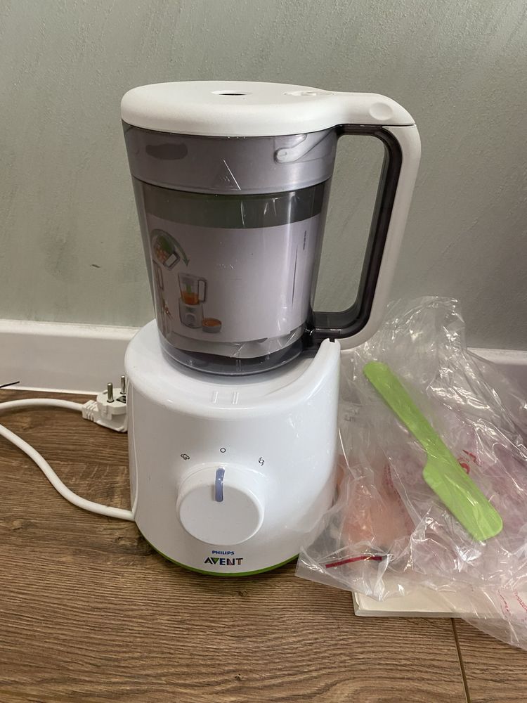 НОВ! PHILIPS AVENT 2 в 1 уред за приготвяне на пара на бебешка храна