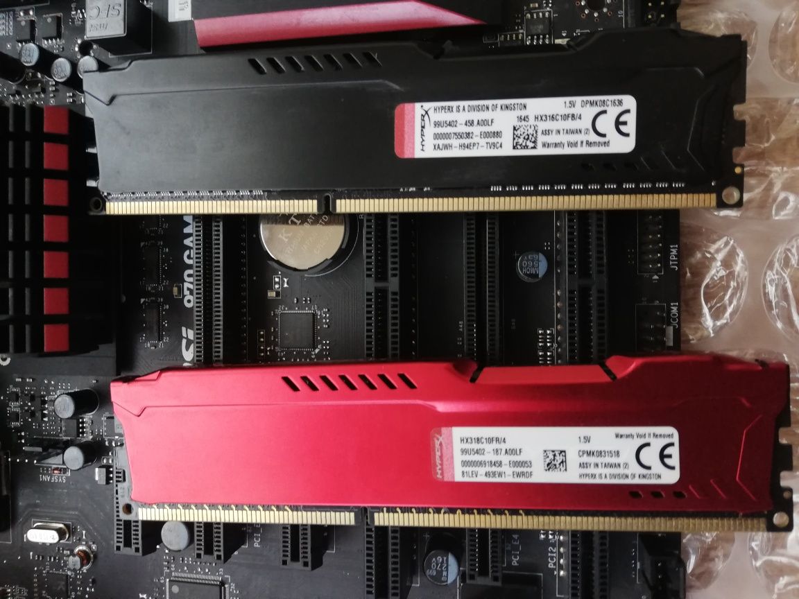 Дъно Msi, рам памет Kingston, процесор FX-4350, .