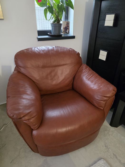 Canapea si fotolii piele naturală