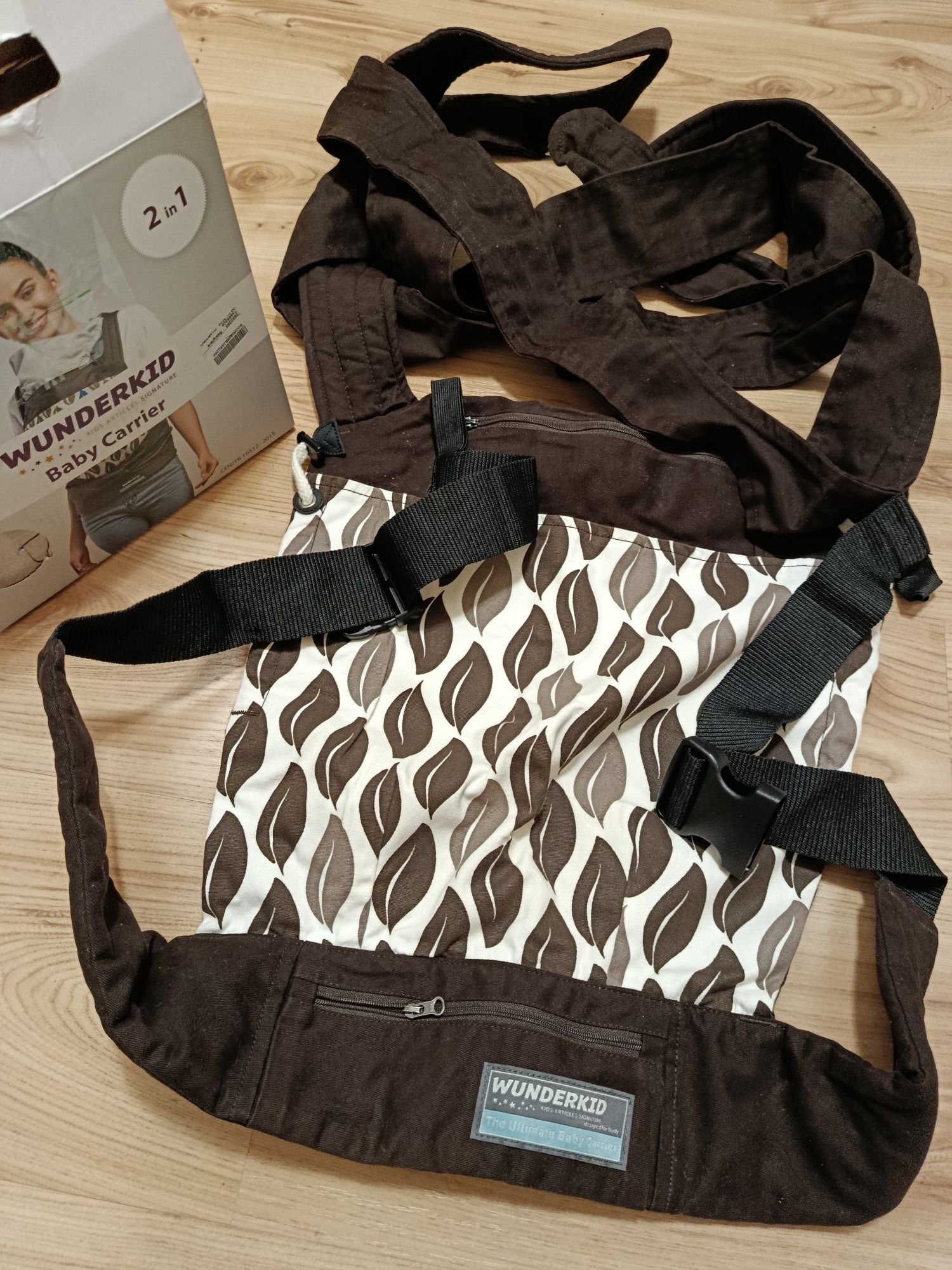 Marsupiu Wunderkid Baby Carrier 2in1