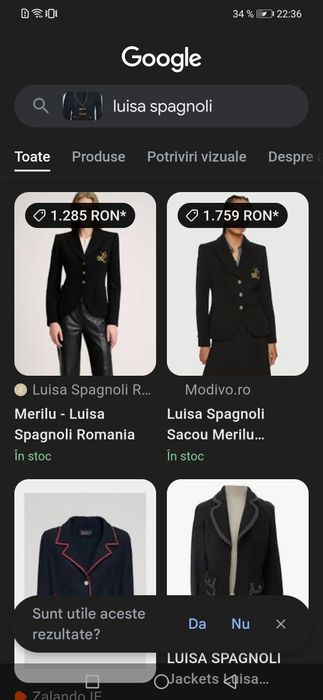 Luisa Spagnoli sacou de dama masura 42/M