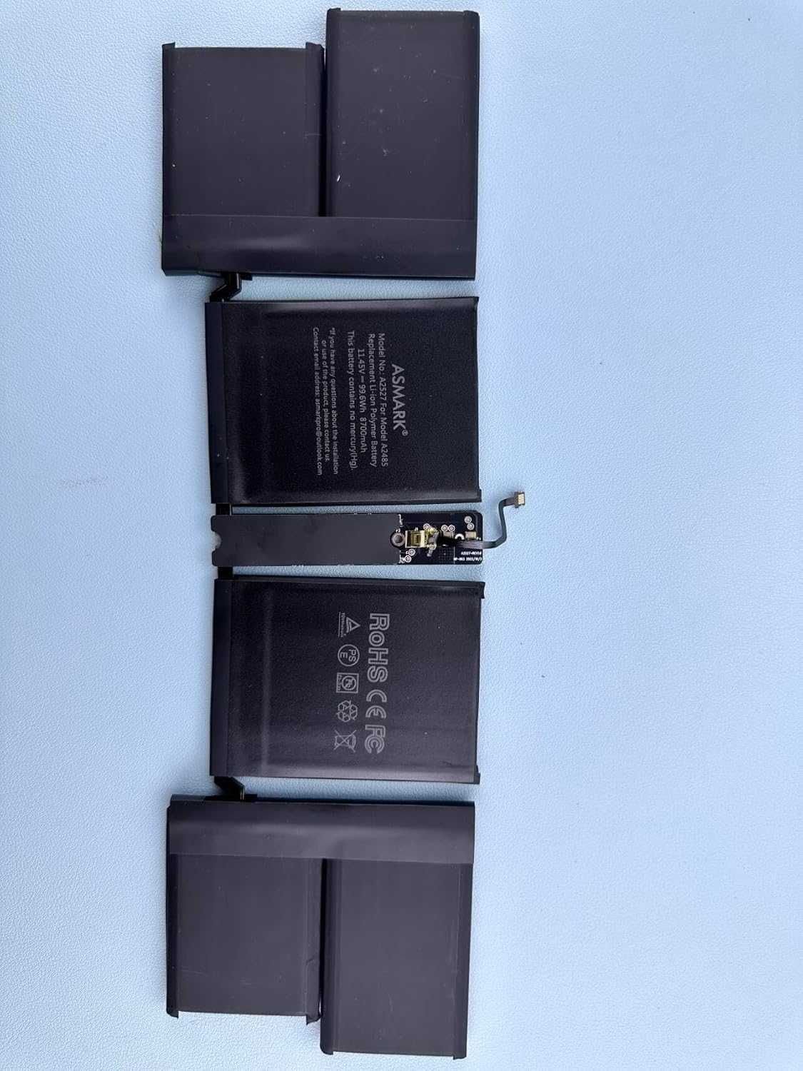 ASMARK Macbook Pro 16-инчов A2485 батерия за A2485(2021) A2527 батерия
