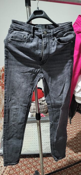 Джинсы серого цвета 2шт