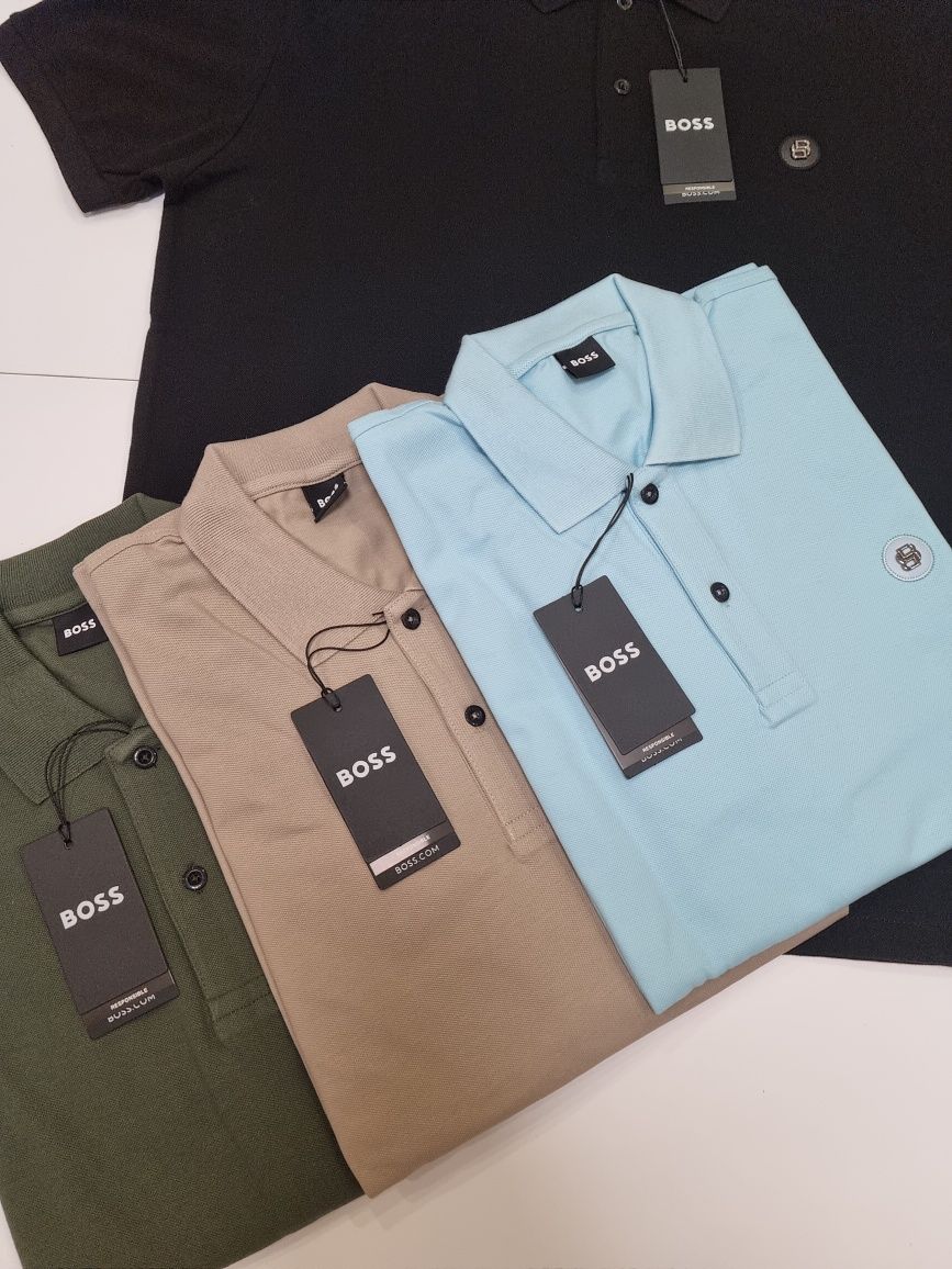 Мъжки поло тениски Батал Boss 4XL/5XL/6XL