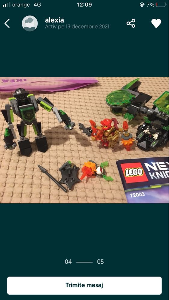 Lego nexo knights Bombardierul Berserkerului 72003