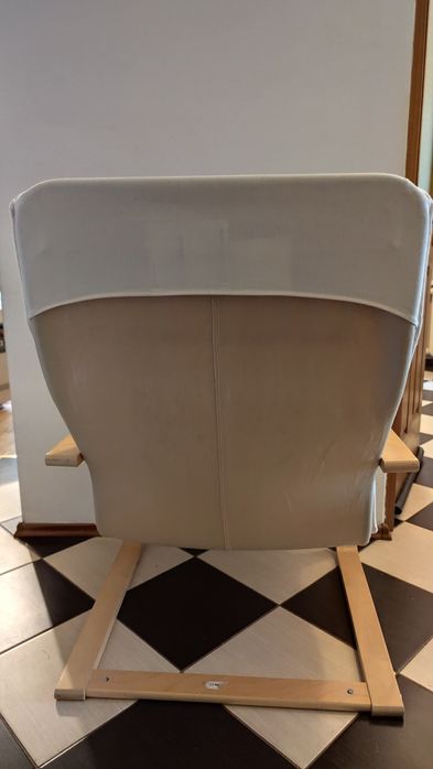 Fotoliu / Scaun de relaxare PELLO IKEA, cadru lemn curbat