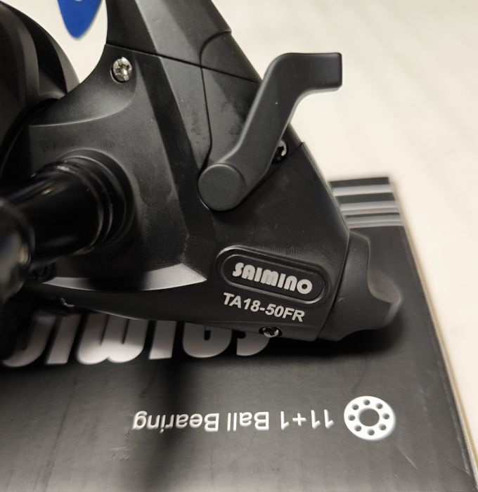 SET 3 Mulinete Crap SAIMINO TA18-50FR cu baitrunner 12 Rulmenti