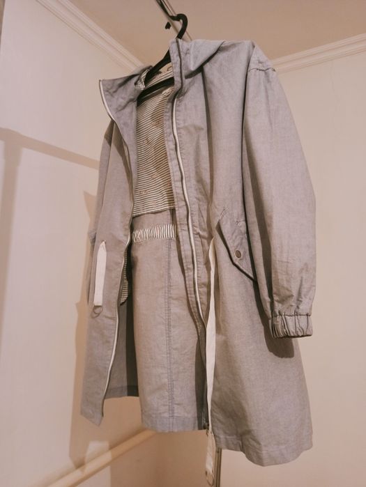 Куртка парка светло голубого цвета