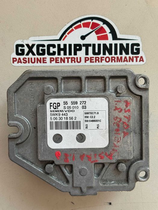 Calculator motor Opel Astra H 1.8 55559272 5WK9443 Z18XE Simtec 71.6`