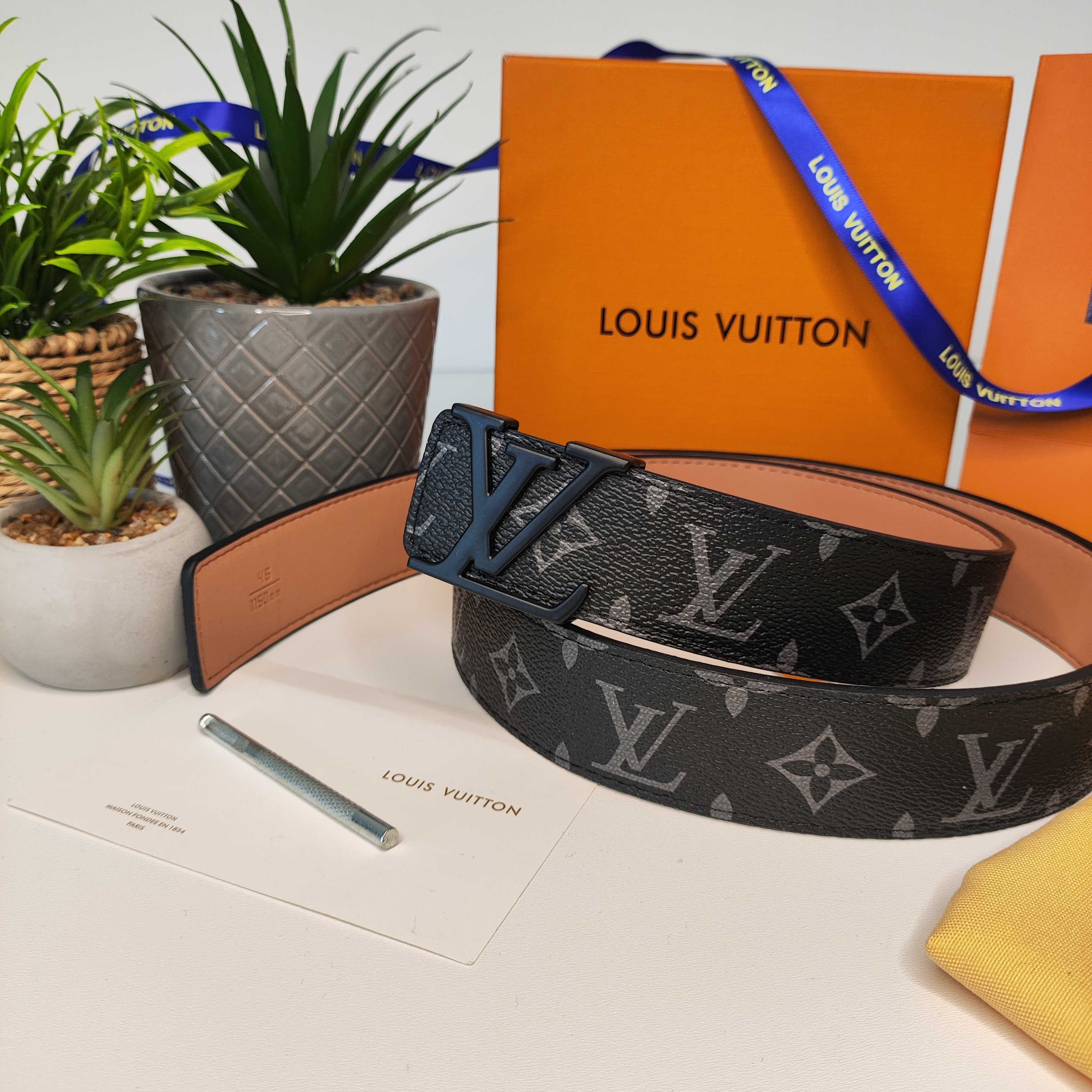 Колан Louis Vuitton мъжки LV черен