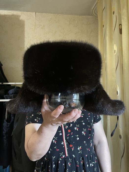 Продам мужскую норковую шапка ушанку