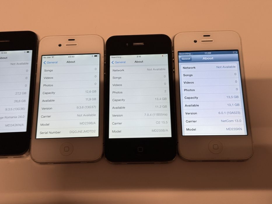 iPhone 4s White/Black 16/32GB