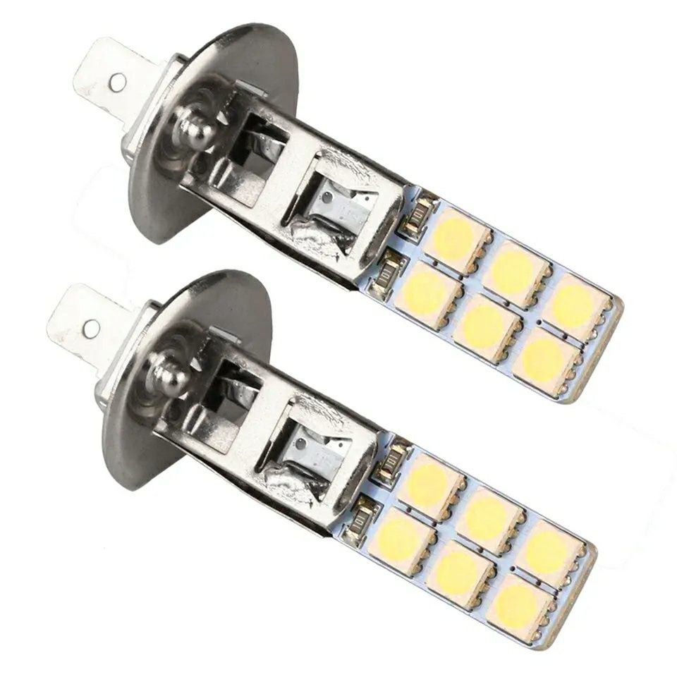 Set Două Becuri Led H1,H3(6000k/12V/50W)