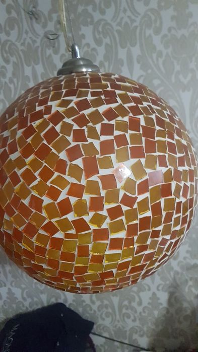 Люстра оранжевая