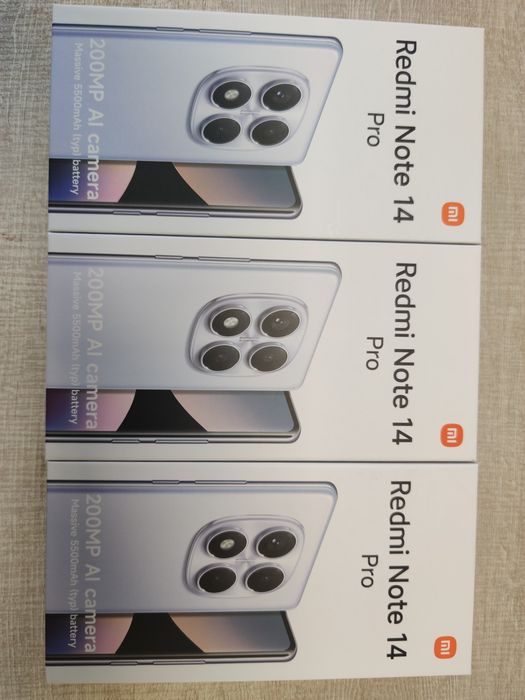 Нов! Xiaomi Redmi Note 14 Pro 256GB 8GB RAM 2г. Гаранция!