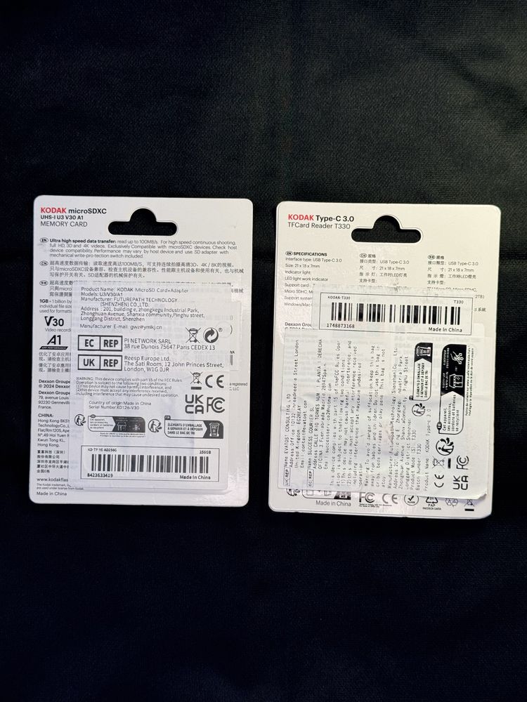 KODAK mircoSD card [ 256 GB ] + АДАПТЕР