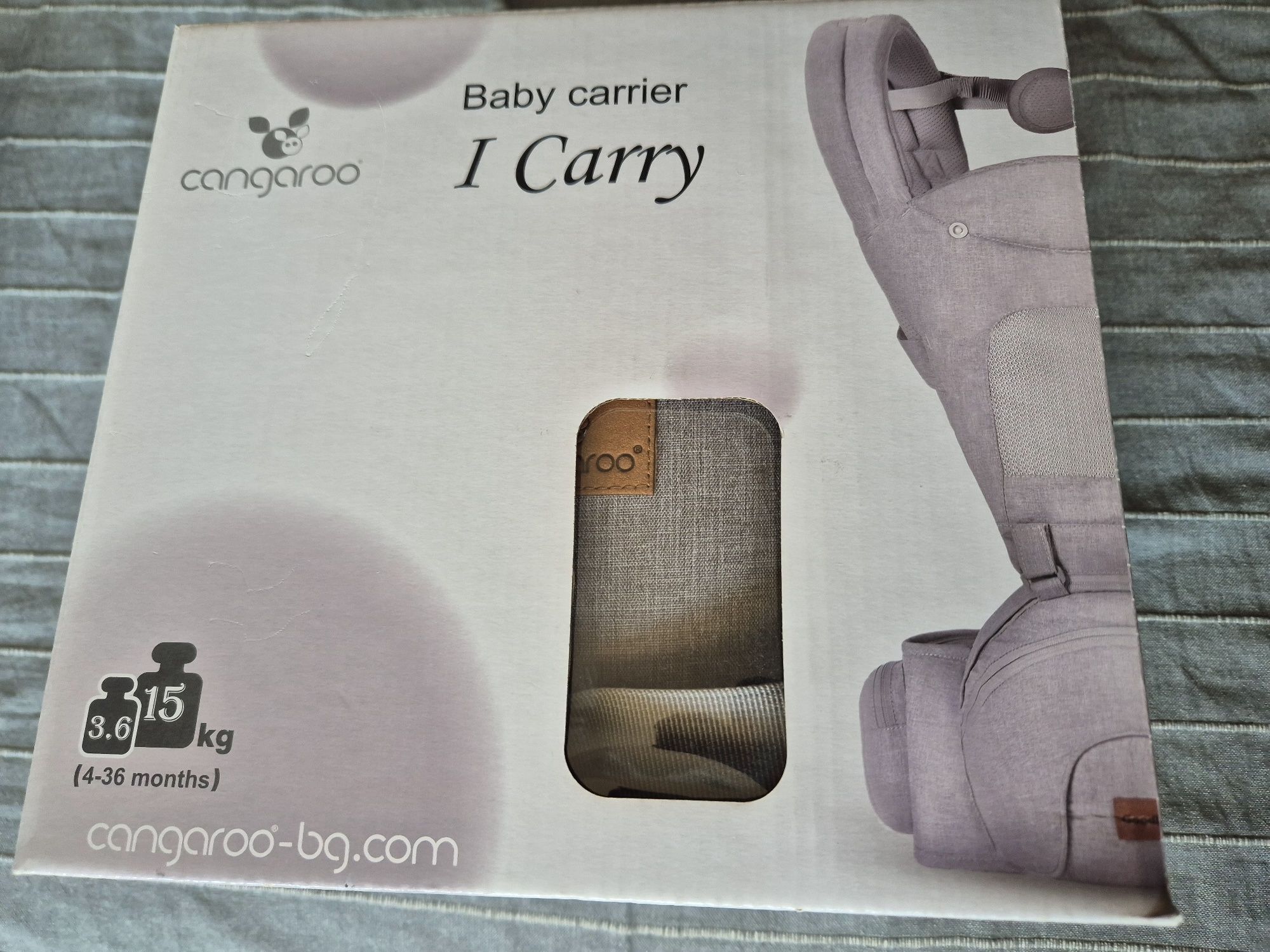 Кенгуру CANGAROO I Carry светлосив