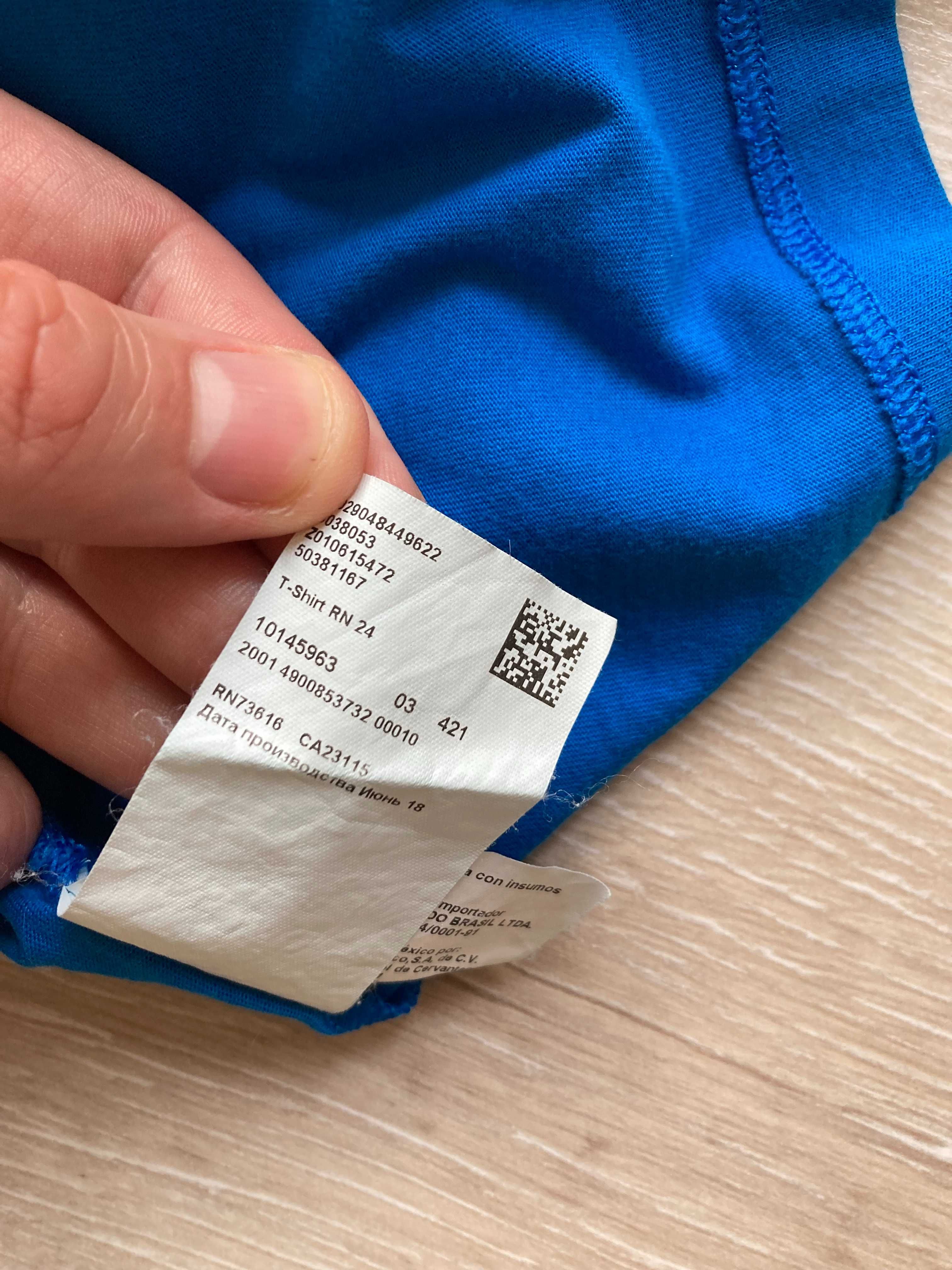 Hugo Boss RN 24 мъжка синя тениска размер XL