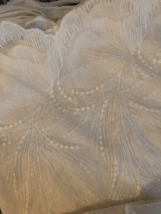 Perdea crem/alb 6m latime