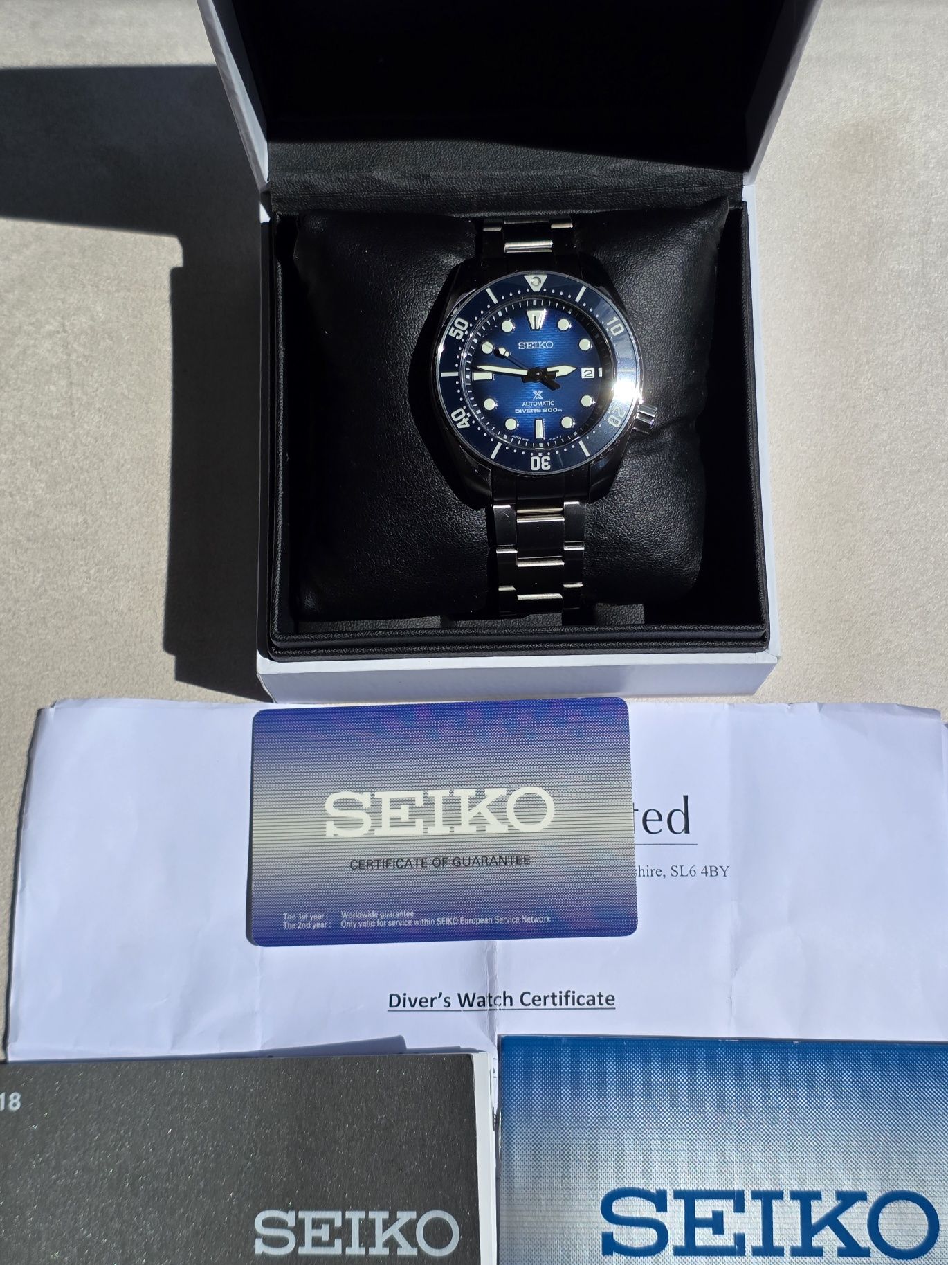 Seiko Prospex King Sumo Diver's Automatic Blue Gradation SPB321J1