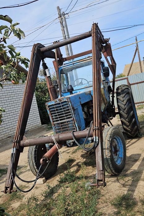 МТЗ-80 стогомёт.