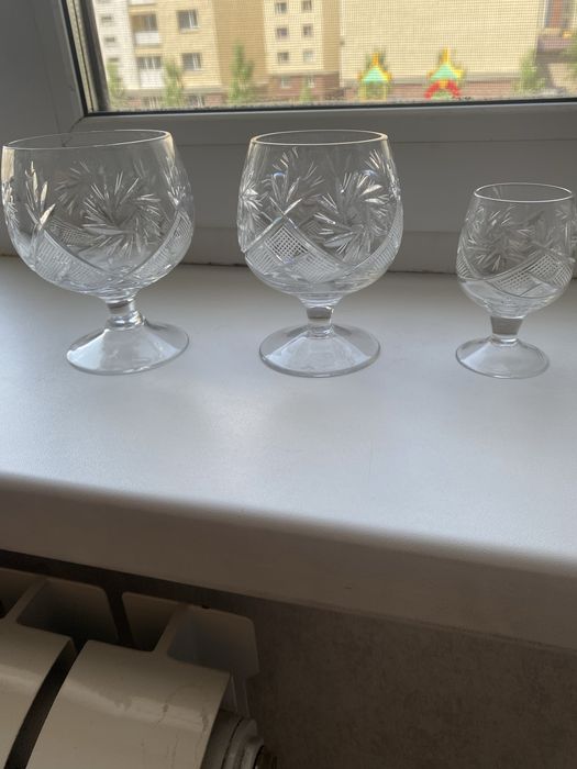 Продам стаканы хрустальные