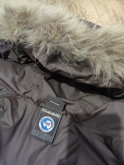 Vestă damă Napapijri cu puf si blanita naturala mărimea L
