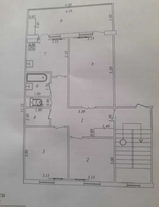 Продаётся квартира 3/3/5 Корасу-4 Без ремонта Риелторам не беспокоить.
