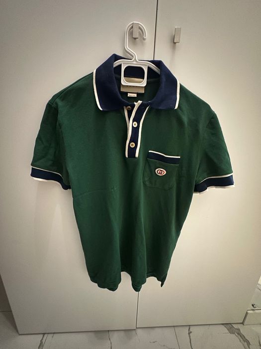 Mens Gucci Cotton Piquet Polo Shirt,