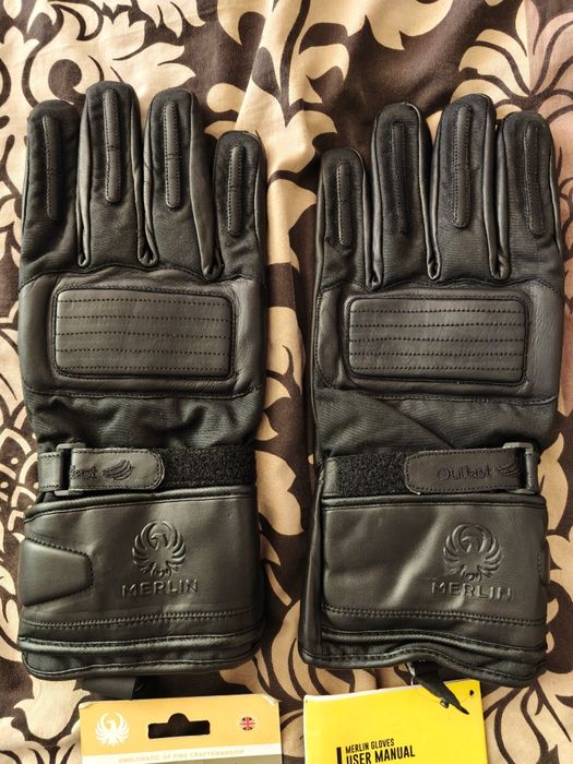 Кожени ръкавици за мотор Merlin Croxton