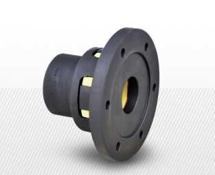 Cuplaj elastic cu gheare aluminiu si fonta cu element flexibil pompa