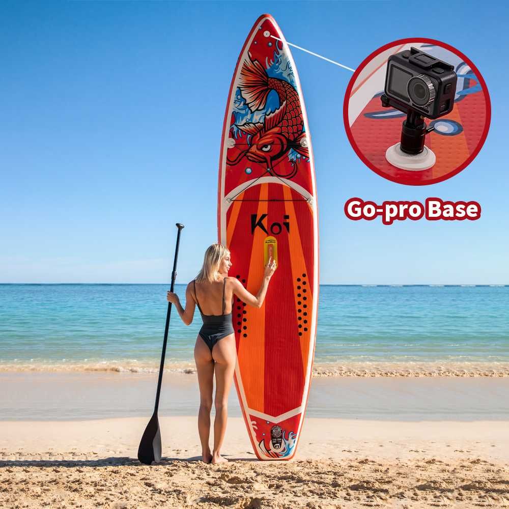 Надуваем падълборд FunWater KOI 11'6, stand up paddle board, SUP