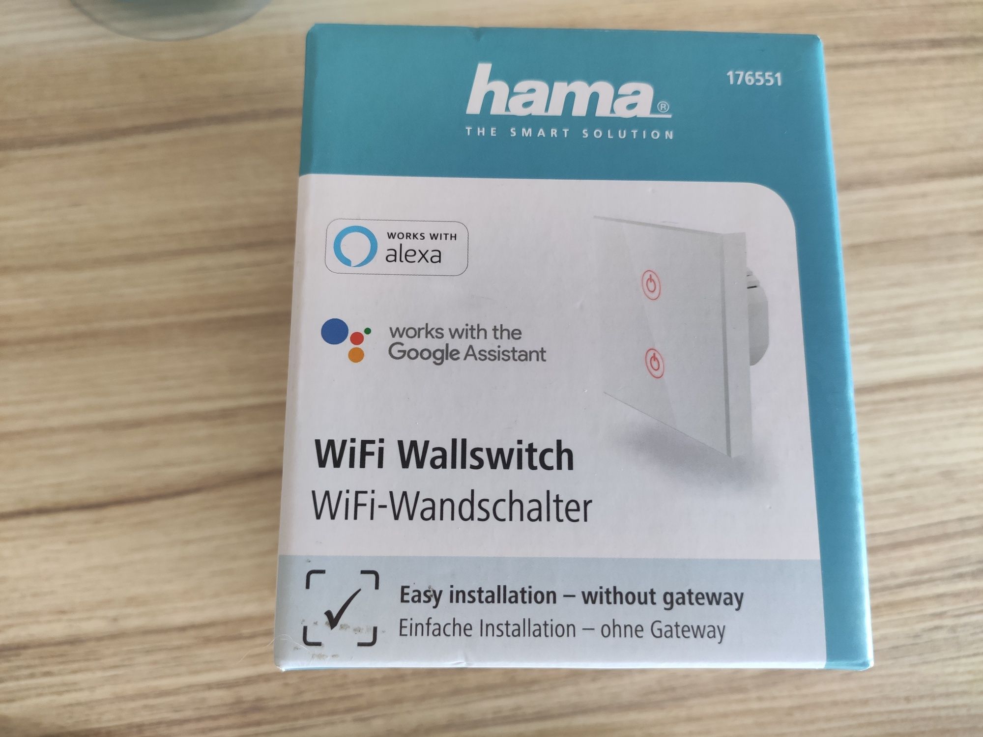 Intrerupator wifi Smart cu touch,marca Hama