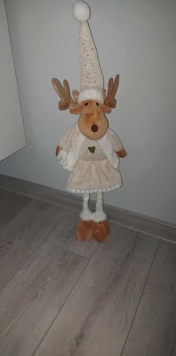 Коледно еленче с златисти рогца