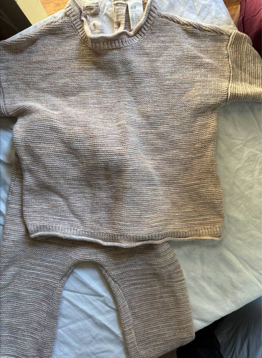 Детская вязаная двойка h&m