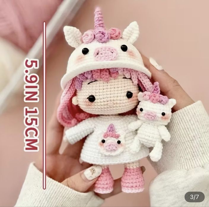 Vand papusa crosetata